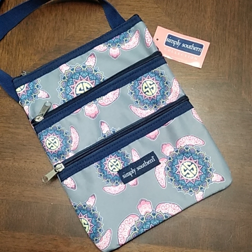 NWT Simply Southern Boho Turtle Crossbody Bag